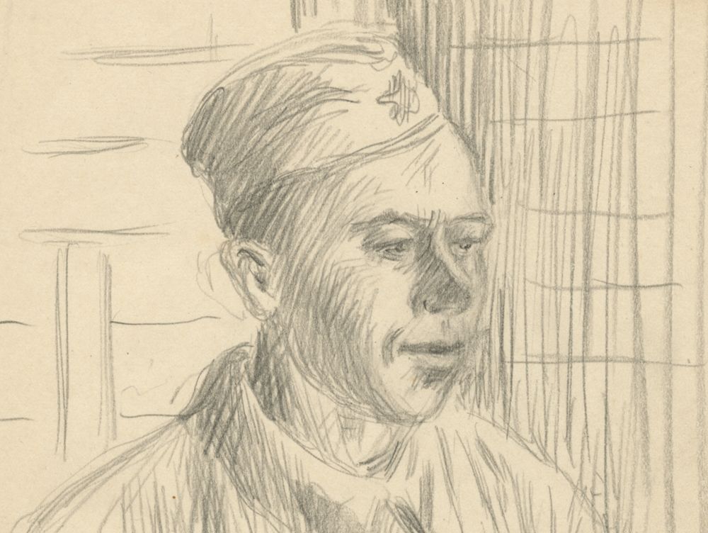 Portrait of a soldier, ca. 1941-1942